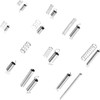 200 Piece Compression Springs Assortment Kit,Spring Assortment Set,Zinc Plated Compression