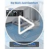 Hisummer Register Booster Fan for 4" x 10" Floor Register,