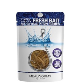 Fishing Frenzy Bait Mealworms 0.70oz
