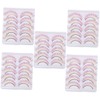 Baluue 5sets Individual Lashes Style False Eyelashes Faux Lash Extensions