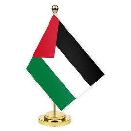 Palästina Schreibtisch Flagge, 30cm großes kleines PalästinianPalästinian Banner im Freien, winziges Drucken Dekor für Büro Home Tisch desk Palestine