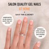 Handmade Thick Gel Nails Press On,GlimightyX Square Ombre Press On