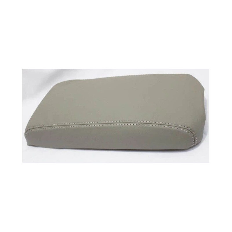 Kar Designers Gray Center Console Armrest Cover Leather For 02-10