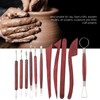 11pcs Pottery Sculpting Set Portable Polymer Clay Sculpture Carving Knife