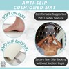 Extra Large Square Shower Mat Non Slip - Soft Loofah