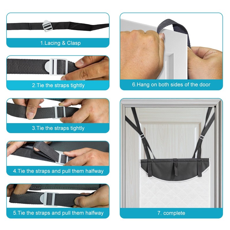 EVEME Over The Door Steamer Press Pad + Gloves for