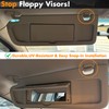 MEMOEO Sunvisor Clip 2Pcs 74437 Compatible with Honda 1998-2003 Accord,1996-2011