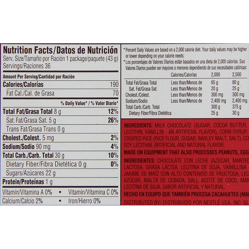 Milk Chocolate, Full Size Bulk Candy (Pack of 36), New