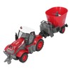 RC Farm Tractor with Trailer Remote Control Tractor Toy RC