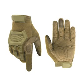 ThreeH Tactical Gloves Multifunctional Combat Gloves Adjustable Wrist Strap Rubber Openings Finger Touch Screen