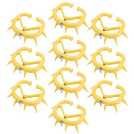 Yusat Anti Sucking Device for Calves rg 21×11×14 10pcs Calf weaning Nose Plastic weaning Spiked preventing Suckling rg Cattle weaning