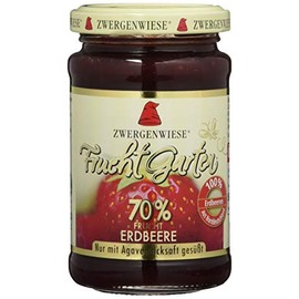 Zwergenwiese Organic Fruit Spread Fruit Garden Strawberry, 225 g