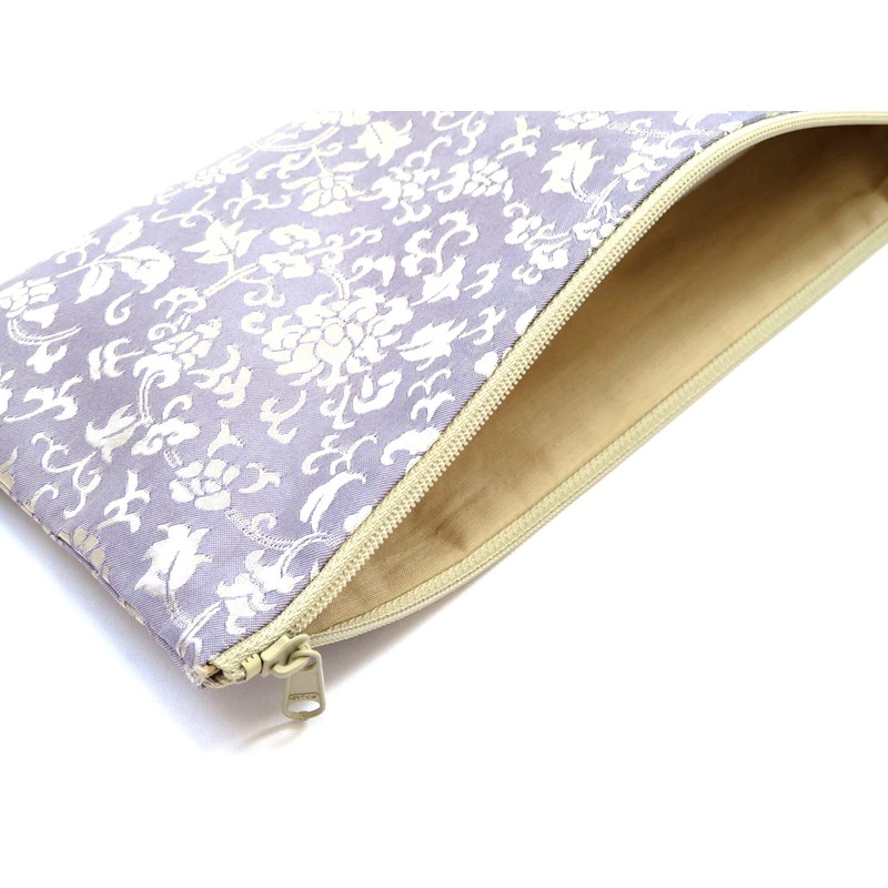 Sowaka Wagesa Noto Pattern Wakasa Wrakesa, Mauve Color, Hankesa, Zipper