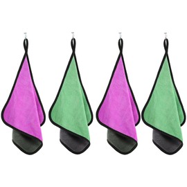 AUERVO Microfibre Cleaning Cloths - 30 x 30 cm Car Drying Cloth Cleaning Cloths - Multi-Purpose and Highly Absorbent Microfibre Cloths Cleaning Towel for Car Glass - Kitchen and Household (2 Colours)