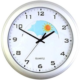 NRS Healthcare Day and Night Graphics Analogue Wall Clock (Eligible for VAT Relief in The UK)
