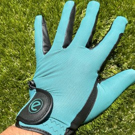 eGlove - eQUEST GripPro X-LITE Horse Riding Gloves - Lightweight, Breathable, Grippy Non-Slip Material - Comfort Mesh Back - Touchscreen Gloves (ALPINE GREEN - PLAIN CUFF, XS)