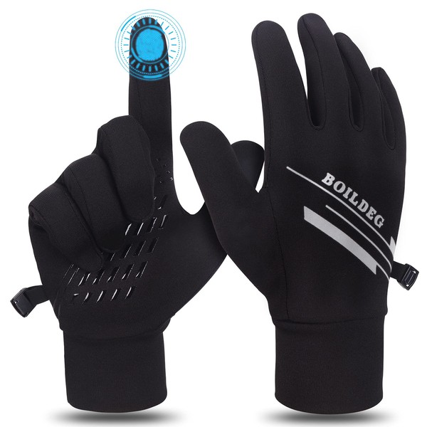 boildeg Cycling Gloves, Non-Slip and Shock-Absorbing Mountain Bike Gloves with