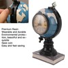Globe Clock Decorative Desk Ornament Resin World Map Clock with