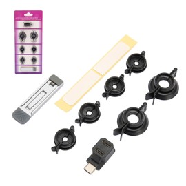 Steam Deck Joystick Guards Bundle with 6 Rocker Fixing Cover, 1 Kickstand, 1 90° USB C Adapter, Thumbsticks Rocker Protect Kit for Steam Deck, Switch, OLED, Lite