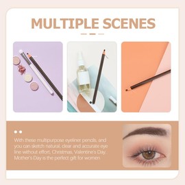 POPETPOP Lápiz De Cejas Impermeable 2 Piezas Con Núcleo Recargable Para Maquillaje Preciso Y Natural Resistente Al Agua Y Sudor Fácil De Usar