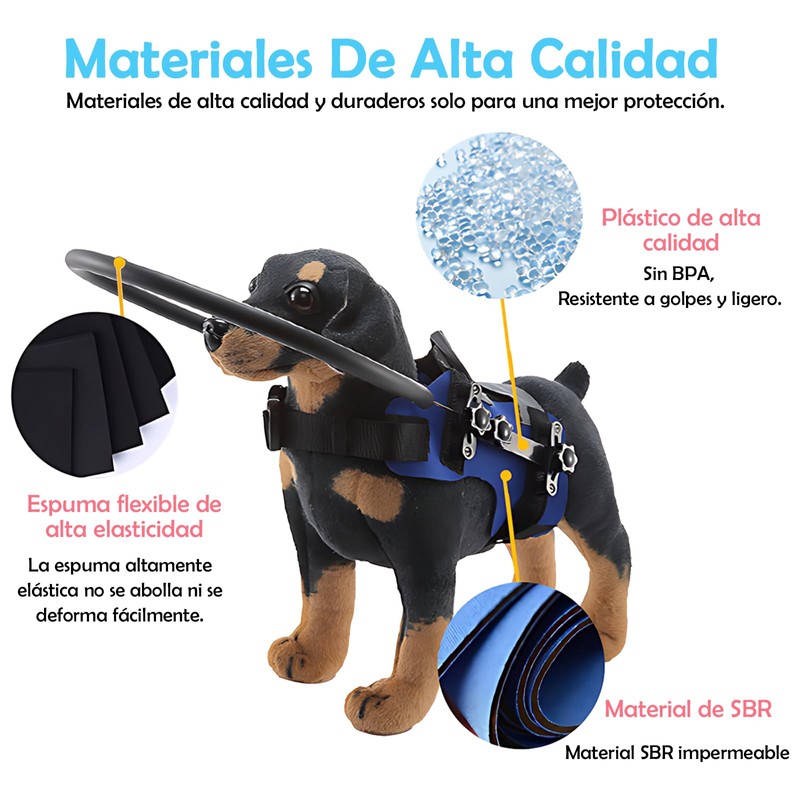 VBMNBZX Dispositivo de Guía de Arnés para Perros Ciegos Ajustable,