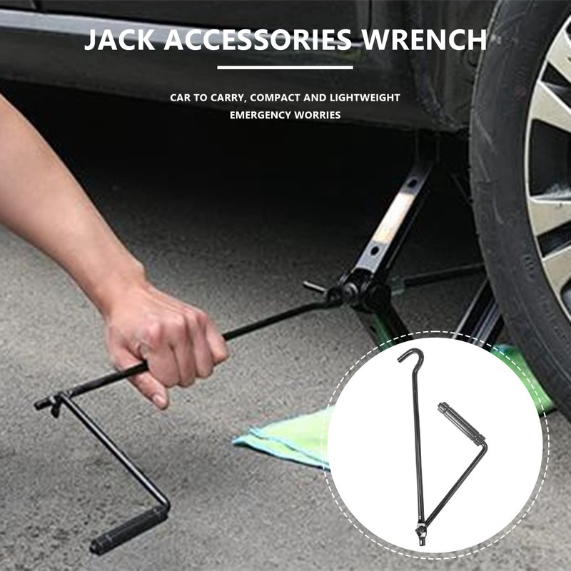 RUANI Car Hand Crank Spanner Handle for Scissor Car