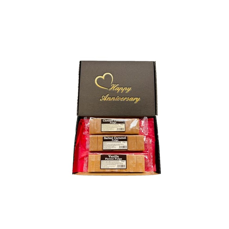 Happy Anniversary Real Candy Co Smooth Fudgex 3 Assorted Flavours
