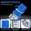 wuyaoyao 10PCS 194 LED Light Bulb, 6000K T10 168 W5W