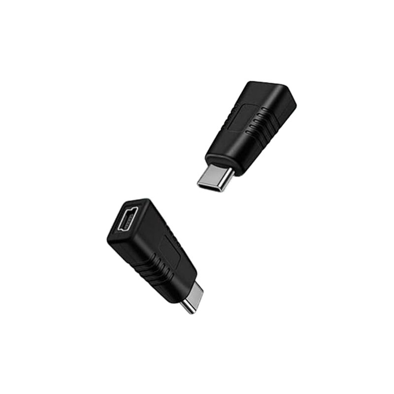 MTUERANC USB C to Mini USB Adapter [2 Pack], Type