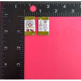 Unbranded Dollhouse 1:12 Miniature Chips Bags Choice - Skinny Pop