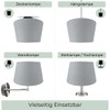 Wogati® Premium Lampshade, E14/E27, Cotton, Various Sizes and Colours, Colour: