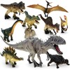 BIROHOSR Dinosaur Playset with 14" Indominus Rex & 8 Detailed