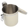 Coffee Canister Airtight Stainless Steel Kitchen Food Storage Container with