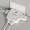 Thin Corner Tap for Home Appliances, USB Outlet, Thin, 2