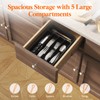 Lifewit Lifewit Silverware Drawer Organizer Tray, Plastic Cutlery Storage for