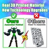 ULTHOOL Titan 13 Action Figure,Assembly Completed 3D Printed T13 Multi-Jointed