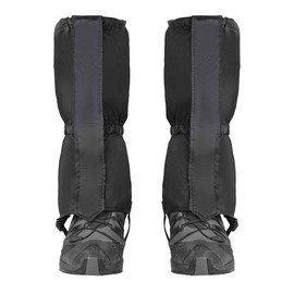 Hayaww 1 Pair of Outdoor Gaiters, Hiking, Snow Gaiters, Waterproof Gaiters, Leg Protection Gaiters for Hiking, Snow Hiking, Hunting, Cycling, Adjustable Size (B)
