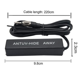Riloer Car Hidden Amplified Antenna, Electronic Car Stereo Antenna AM FM Radio Hideaway Amplified Antenna