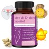 Myo-Inositol & D-Chiro Inositol Supplement Hormonal Balance Support 120 Capsules