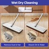 BOSHENG Mop and Bucket Set, Flat Mops for Floor Cleaning,