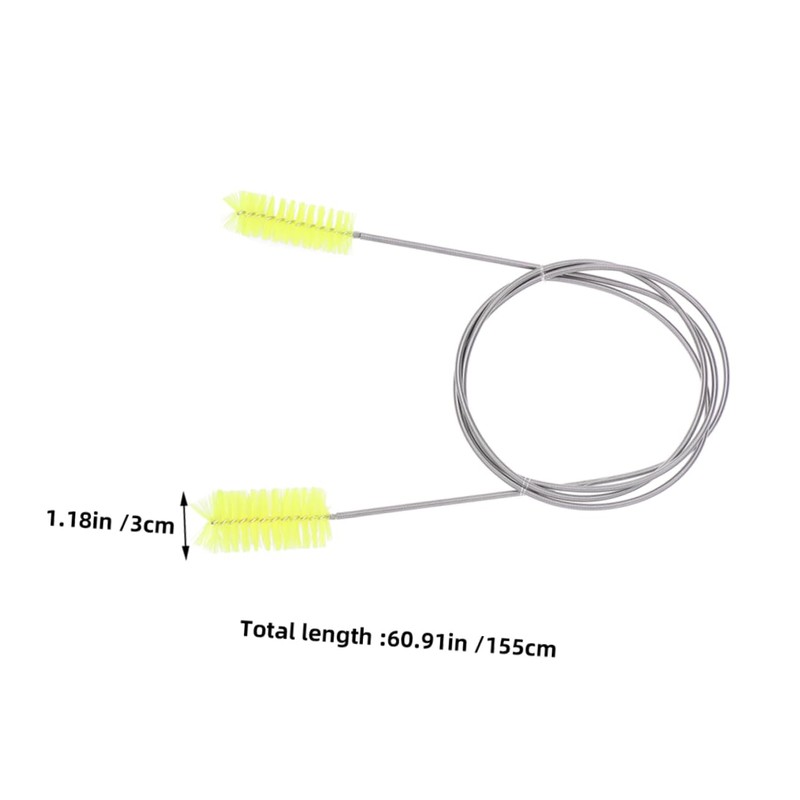 CHILDWEET 4pcs Flexible Drain Brush Double Ended Nylon Cleaning Tool