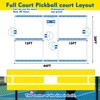 Joyfolk PP Plastic Court Line Marking Kit 44x20 ft -