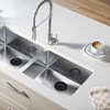 BUXIMN 2pcs 3-3/8" Garbage Disposal Splash Guard, Quiet Garbage Guard