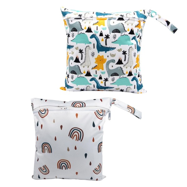 Pack of 2 Wetbag Nursery Changing Bag Large Waterproof Nappy