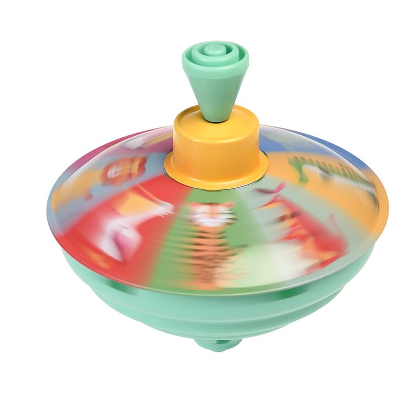 Rex London Colourful Creatures Metal Spinning Top