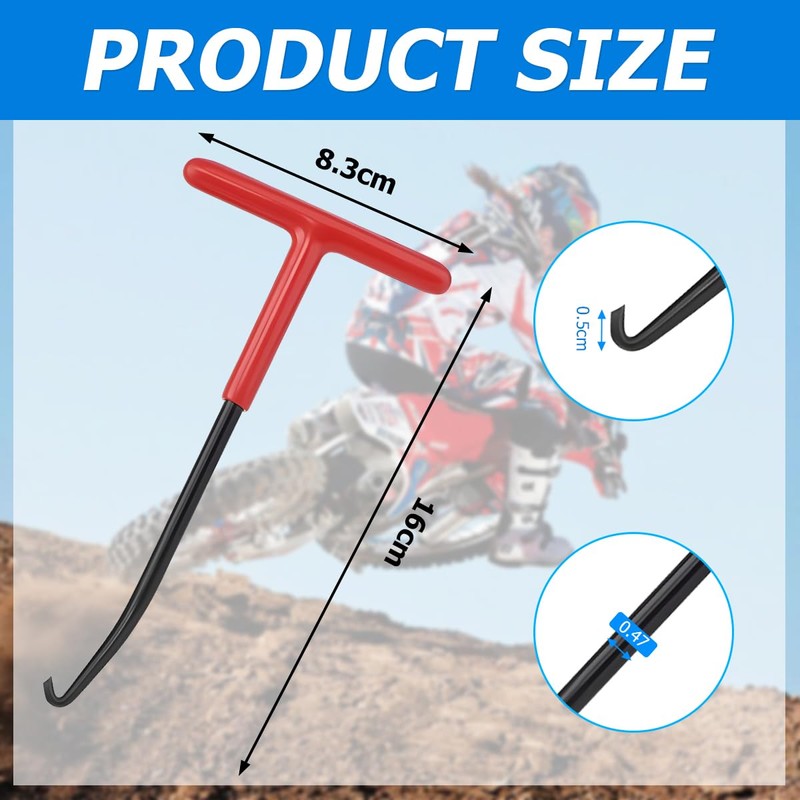 JNNJ Pack of 2 Brake Spring Hooks Exhaust, Exhaust Spring