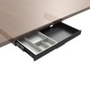 Mofangtech Under Desk Slide Out Pencil Drawer, Storage Organizer 15