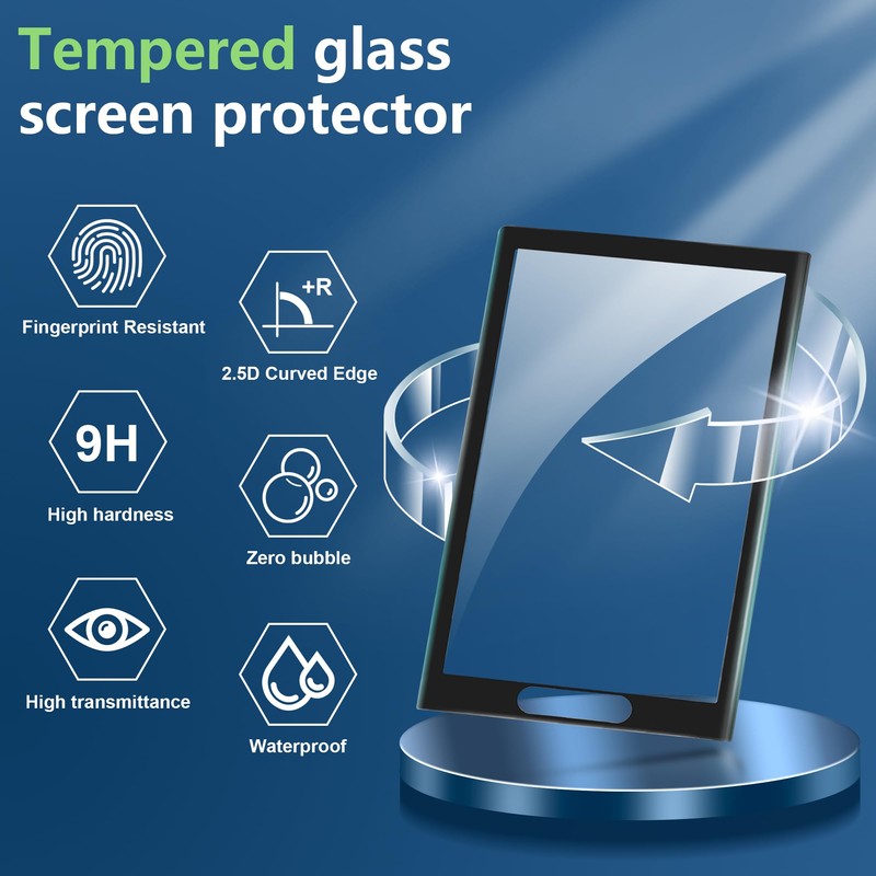 Suttkue for Insta 360 X4 screen protector 3D Full Coverage,