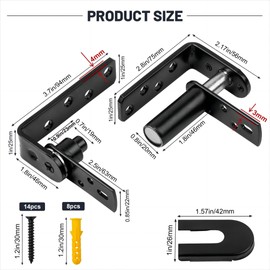 Saloon Door Hinges kit, Double Swing Hinges, Self-Return Swinging Door Hinge, Stainless Steel Self Closing Door Hinges, Restaurant bar Door Hinges, Cafe Door Hinges, Pivot Hinge (1)