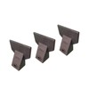 3 - Hensley Style Backhoe/Mini Excavator Bucket Flare Tooth -